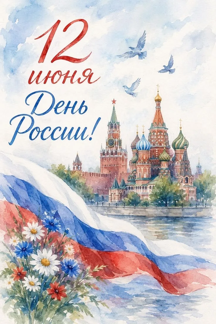 ❤️ Поздравляем с Днём России!

12 июня — день единства, уважения к прошлому и веры в будущее нашей с