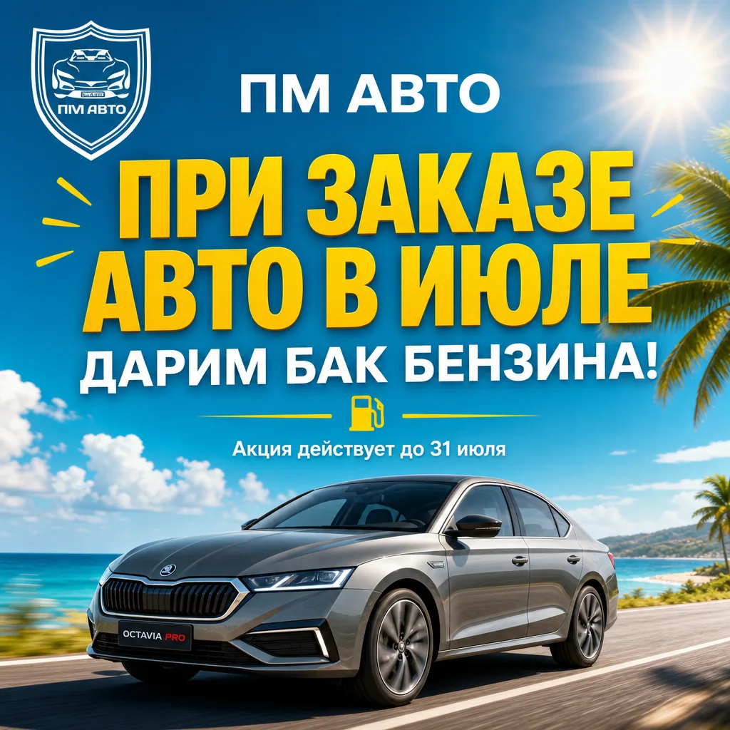 🔥 ИЮЛЬСКАЯ АКЦИЯ: БЕНЗИН ЗА НАШ СЧЁТ!

Друзья, лето в разгаре, а значит — время открывать дороги! �