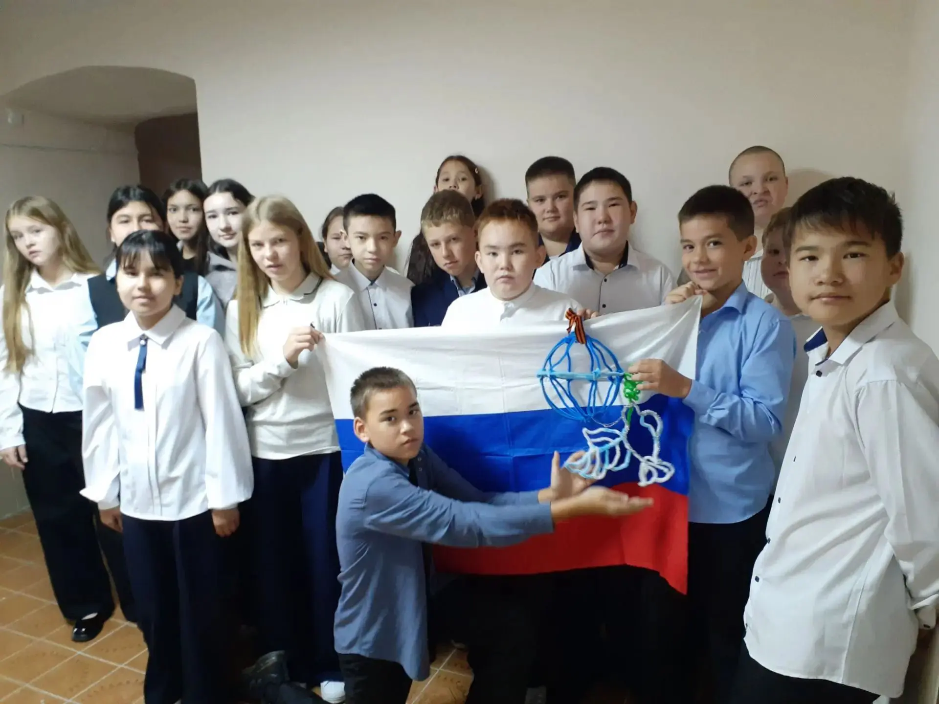 Всероссийская акция "Голубь мира", 6 А класс.