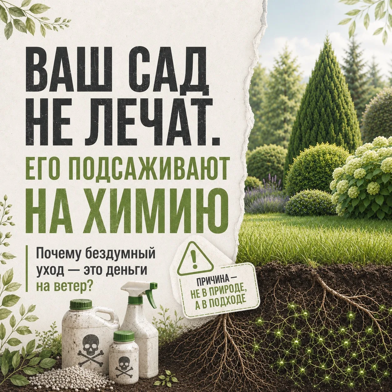 Почему уход может вредить саду