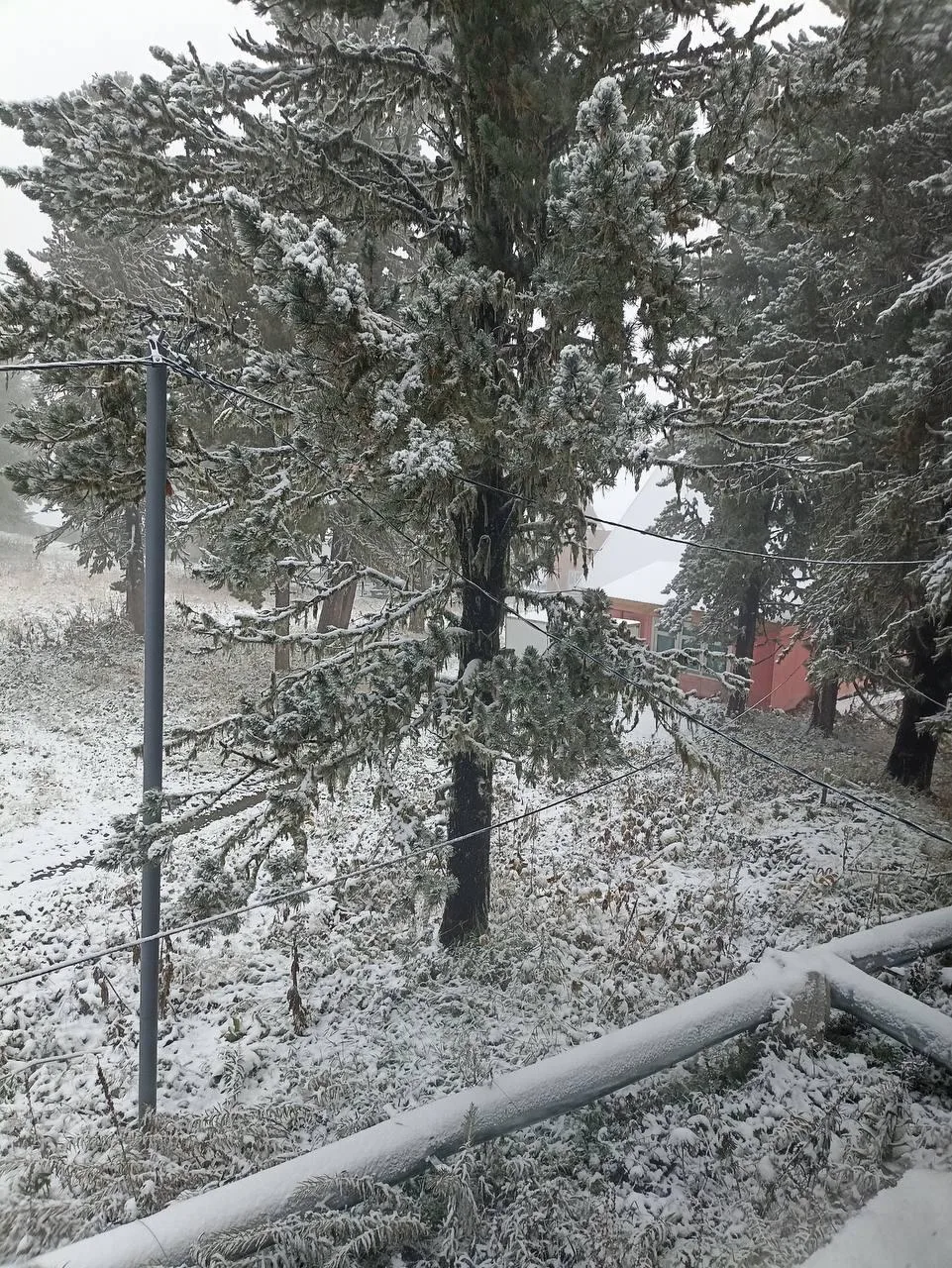 На Семинском уже снежно ☃️