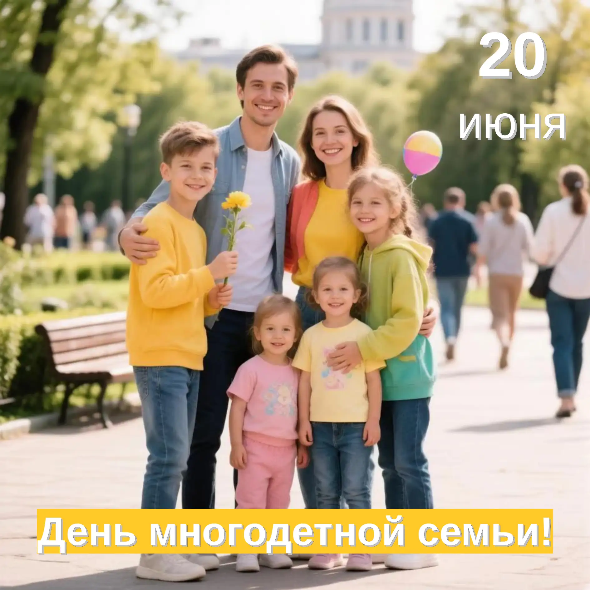 ❤️С Днём многодетной семьи!

Уважаемые радужане!
20 июня во Владимирской области отмечается День мно