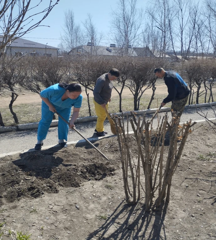Экологическая инициатива
🔹В Липовецкой банно-прачечной службе состоялся традиционный субботник, объ