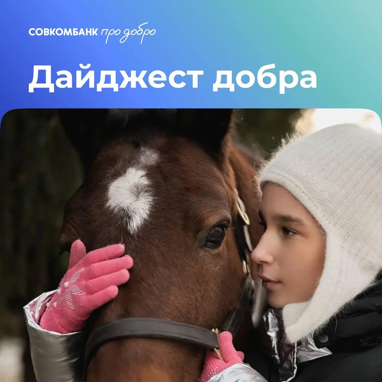 ❤️ Дайджест добра 

Пользователи благотворительной платформы «Совкомбанк про добро» сделали пожертво
