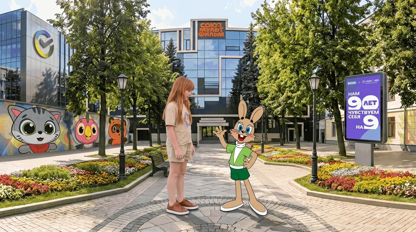 А вы в курсе, что Сбербанк и Союзмультфильм в коллаже создали сервис в преддверии перво...
