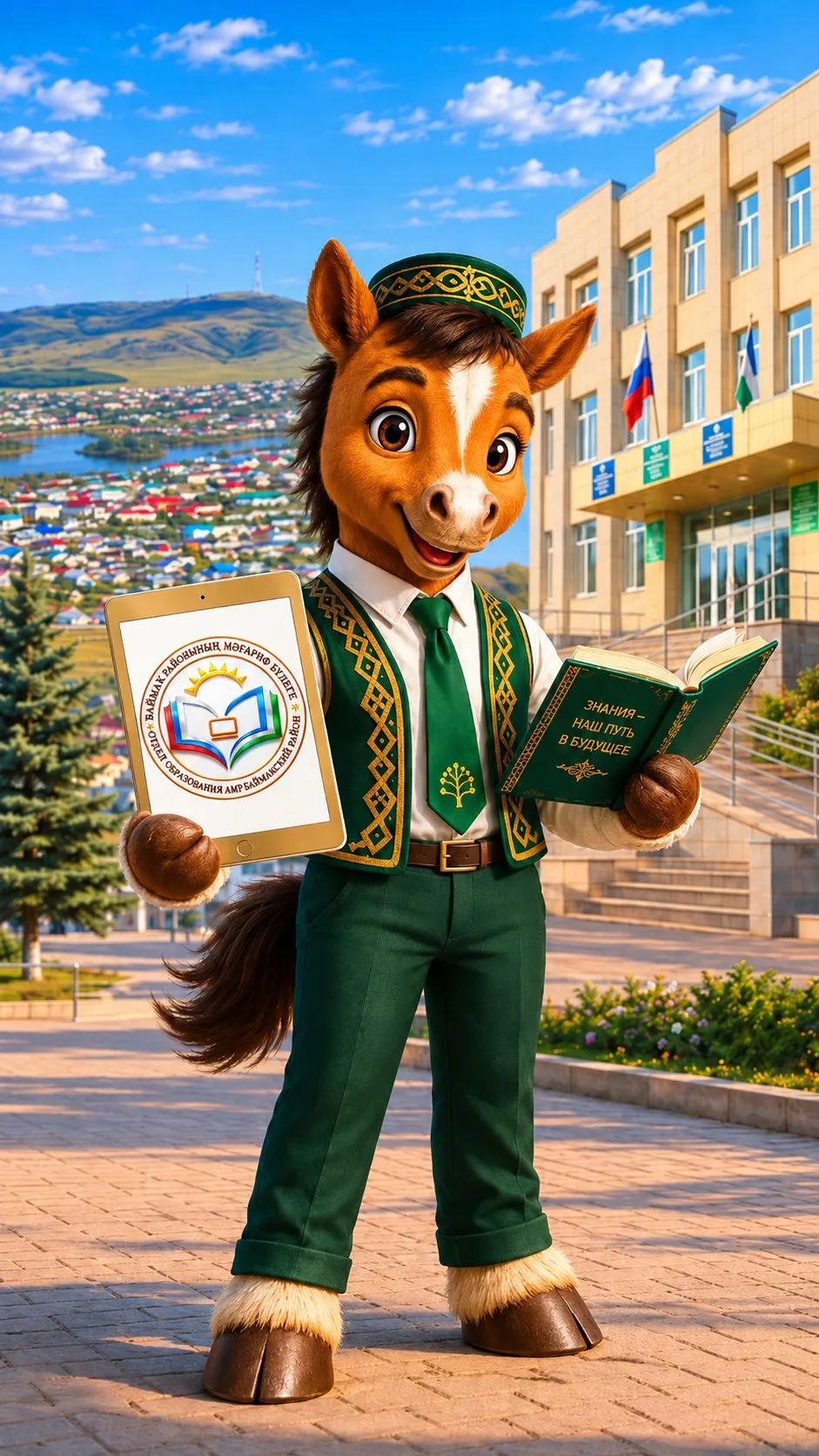 🐴 Знакомьтесь, наш маскот — жеребенок Акылтай!