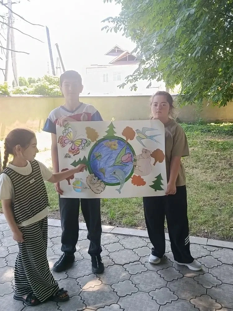 11.06.2026г.Кужева А. Б. провела занятие на тему: "Земля наш общий дом".
Цели: обобщить и закрепить 