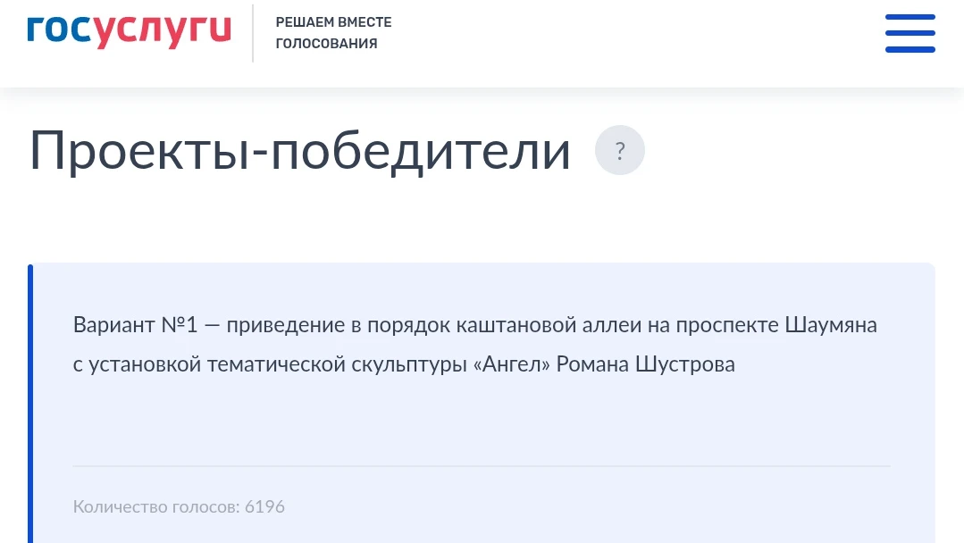 Объявлены результаты голосования по проекту «Твой бюджет. Благоустройство. Комфортный П...