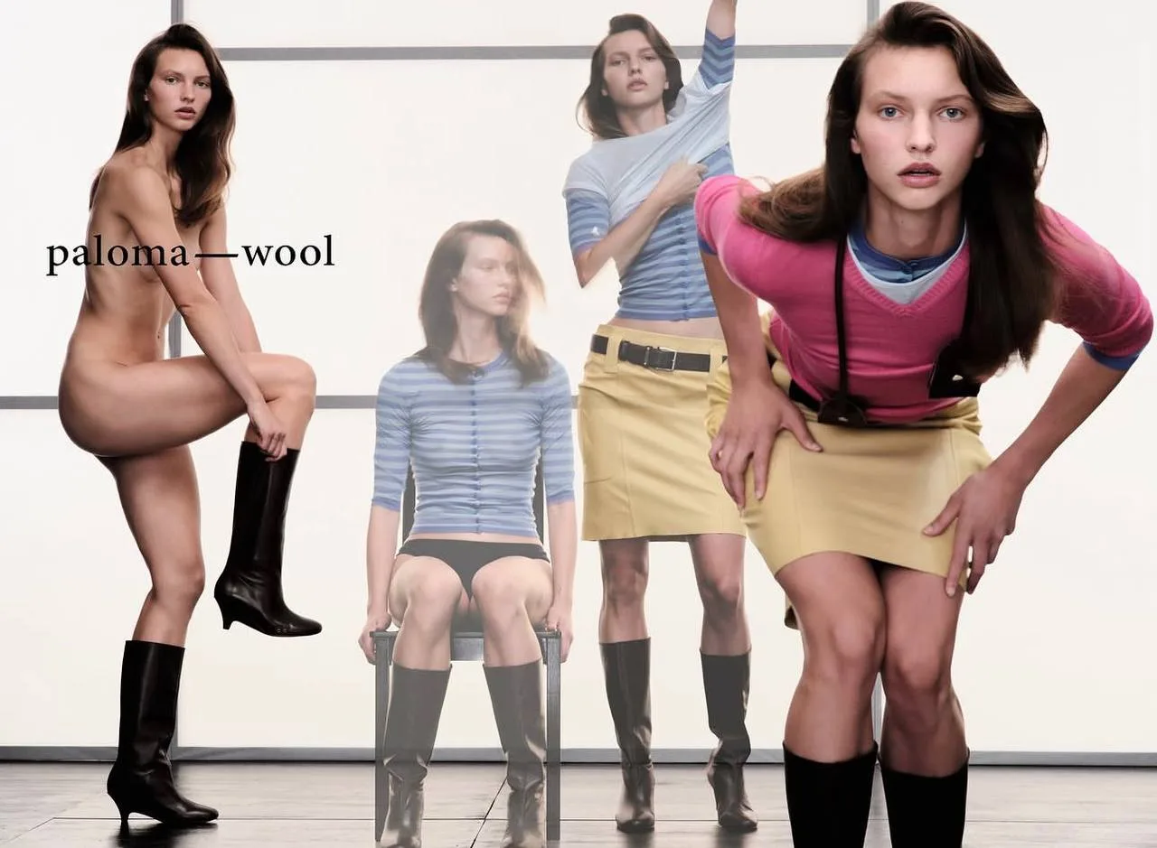 Новый кампейн Paloma Wool с названием «Stages of getting dressed» наглядно показывает в...