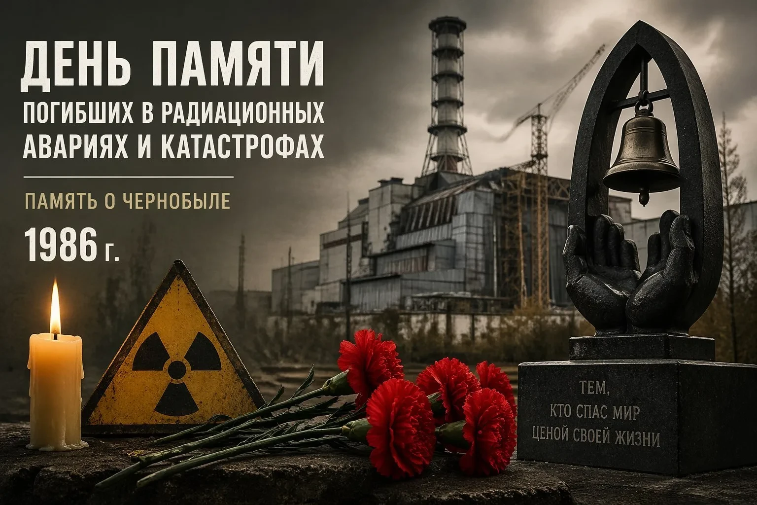 Международный день памяти о чернобыльской катастрофе.  Учреждён Генеральной Ассамблеей ООН в 2016. 2