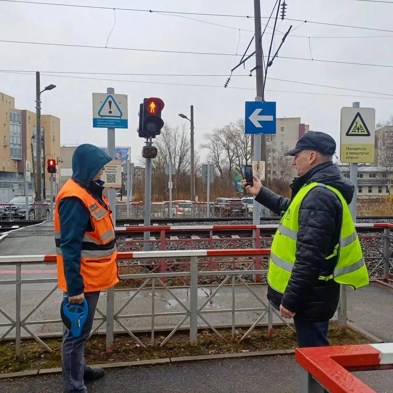 Плановая проверка на Вологодской дистанции: инспекторы Ространснадзора следят за безопасностью на же
