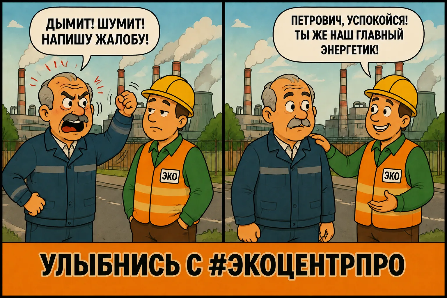 #Улыбнись с #ЭКОЦЕНТРПРО 😊