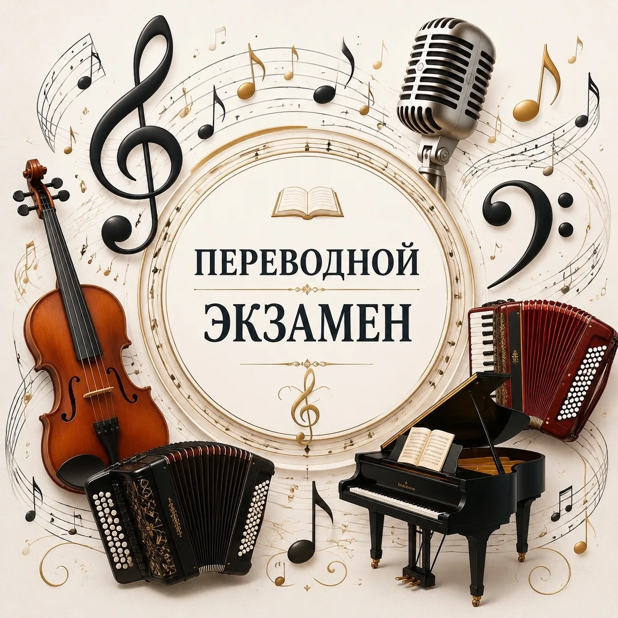 💥Итоги учебного года: успешное завершение переводных экзаменов в музыкальной школе. 🎶