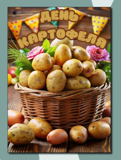 🥔 Сегодня в младшей группе "Яблонька" прошёл тематический день - «День картофеля». Реб...