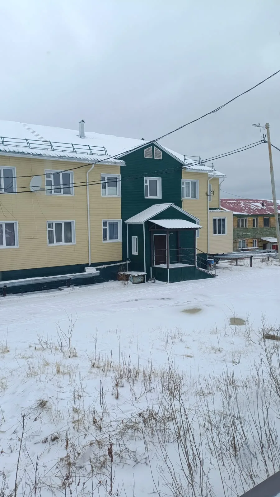 Тем временем сегодня в Оленьке снег ❄️  Фото и видео от подписчика  @ysiaru