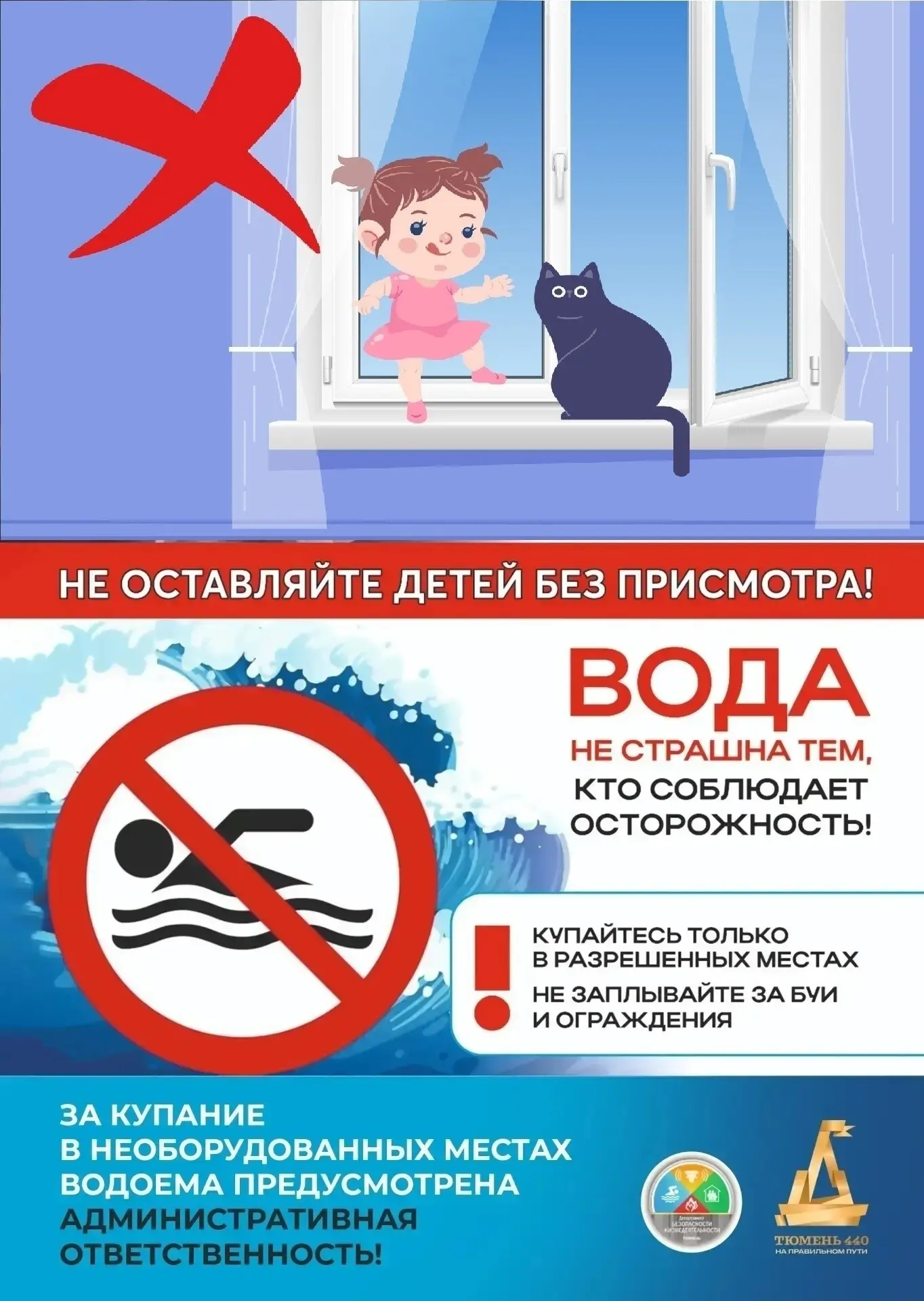 Безопасность детей — в ваших руках!

Уважаемые родители, не оставляйте детей одних в комнате, где от