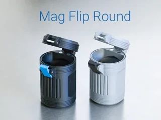 Mag Flip Case Round