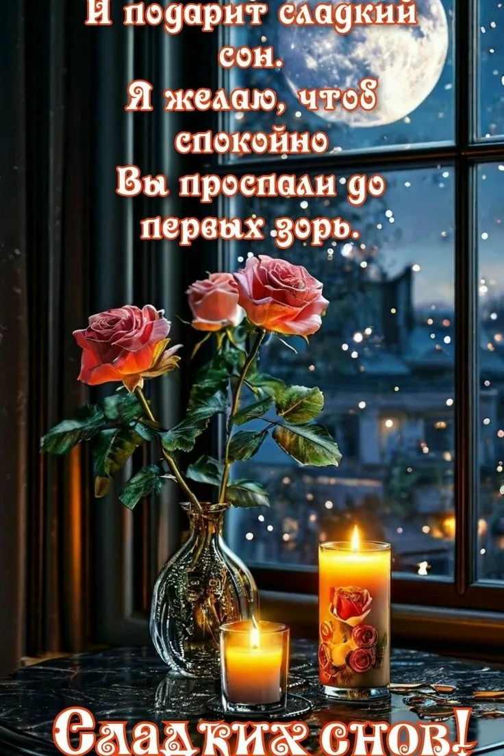 Доброй ночи! Чудесных сновидений! До завтра! ✨🌙