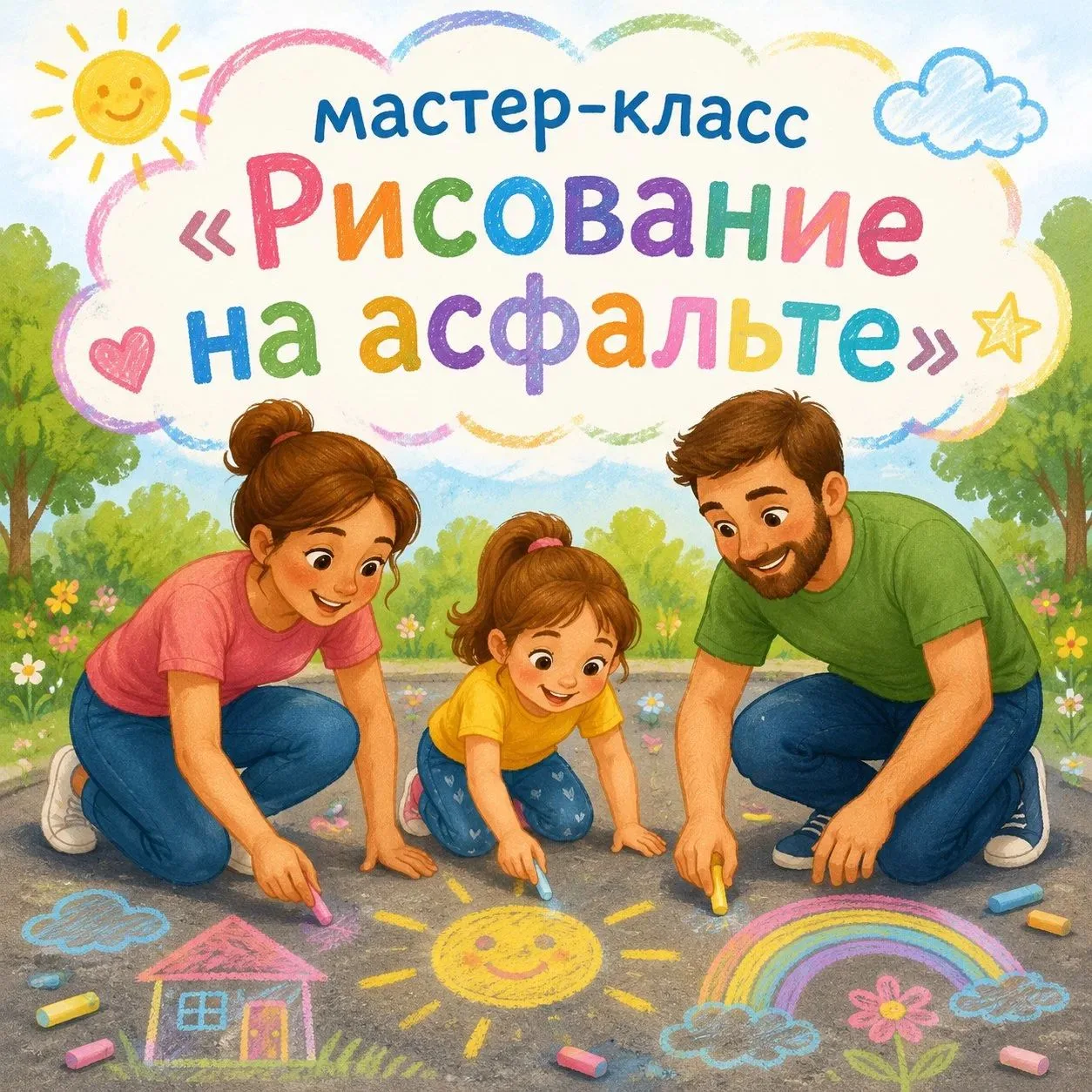 🎨 День рисования на асфальте в первой младшей группе «Подсолнушки»! 🌻

16 июля наш парк стал точко