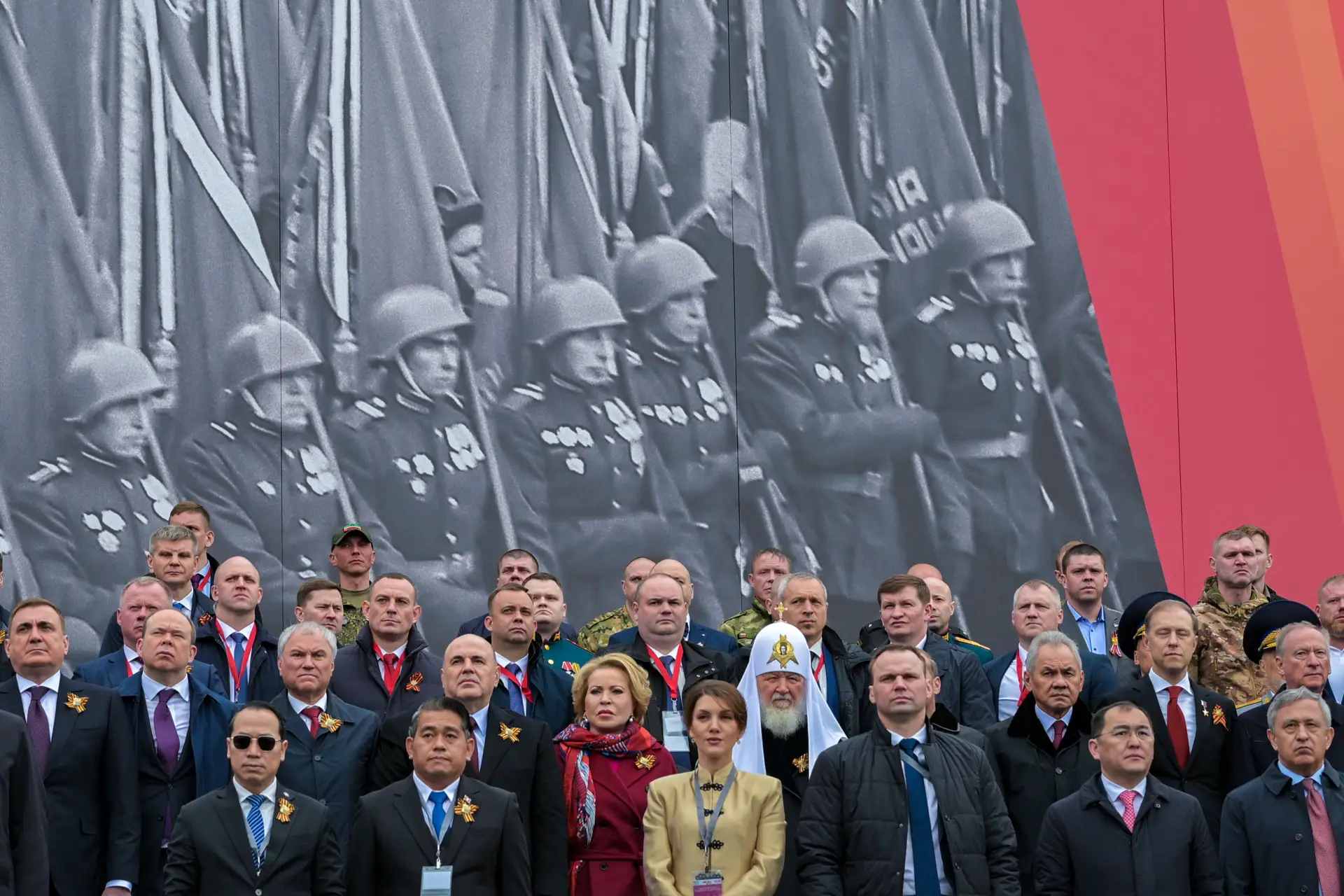 Председатель Совета Федерации Валентина Матвиенко присутствовала на военном параде в ознаменование 8