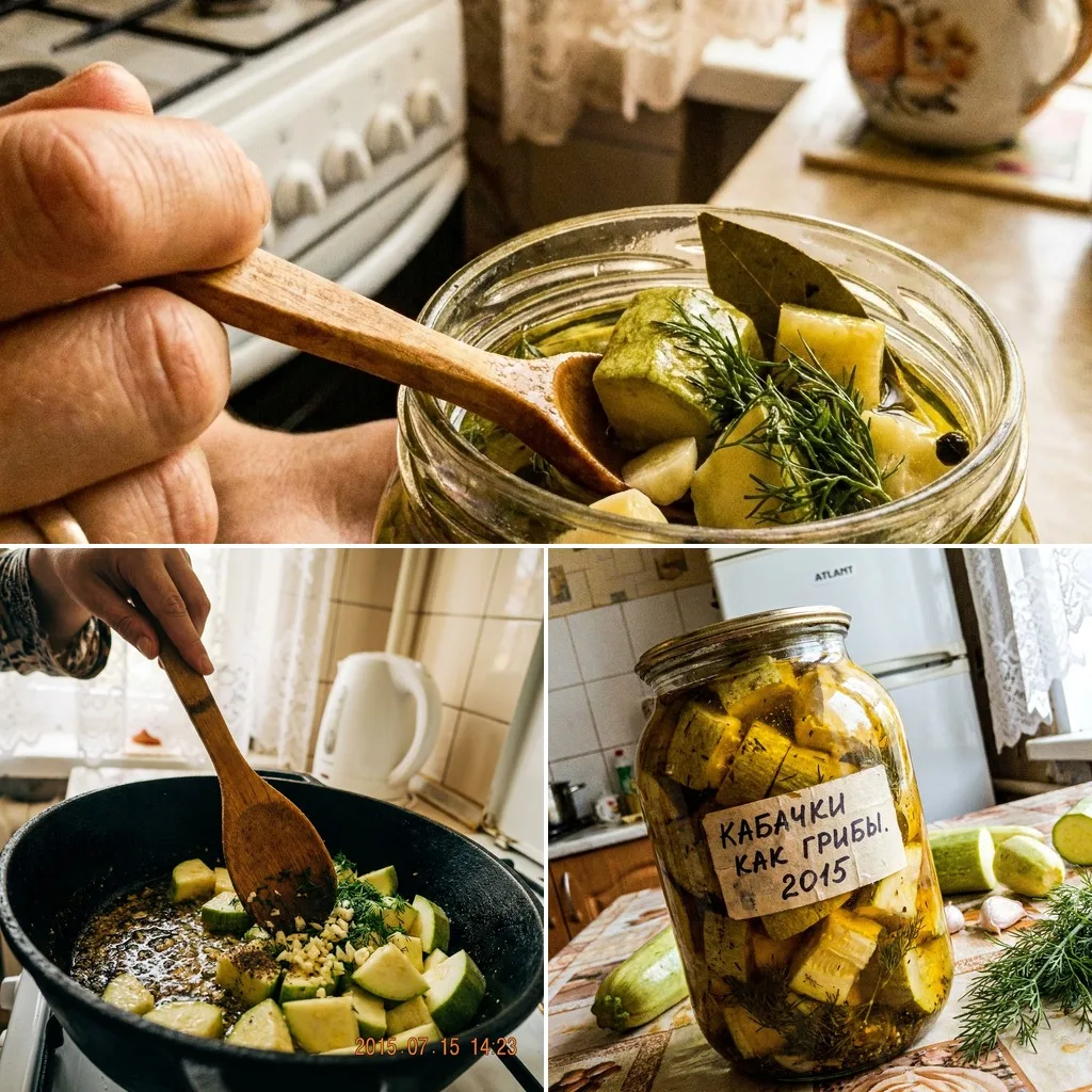 🍄 КАБАЧКИ КАК ГРИБЫ