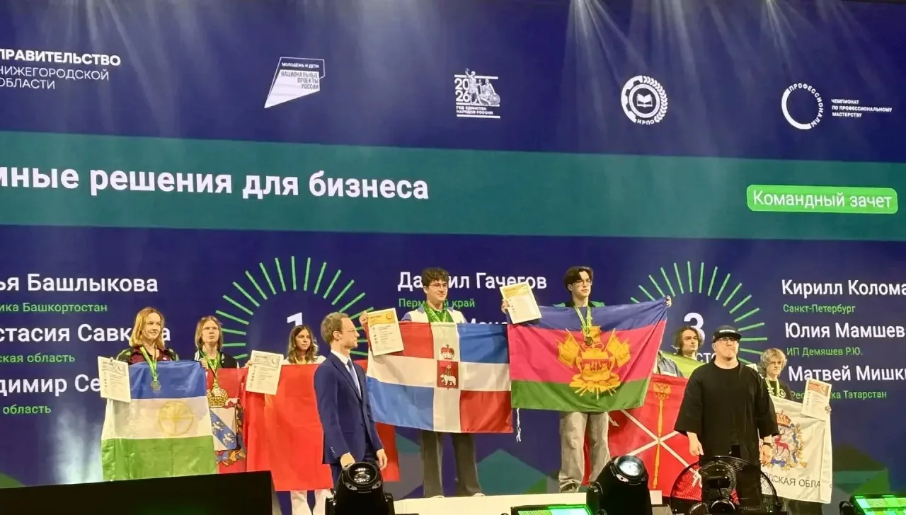 СТУДЕНТ ПХТТ ВОШЁЛ В ЧИСЛО ПОБЕДИТЕЛЕЙ ЧЕМПИОНАТА «ПРОФЕССИОНАЛЫ» В КОМАНДНОМ ЗАЧЁТЕ