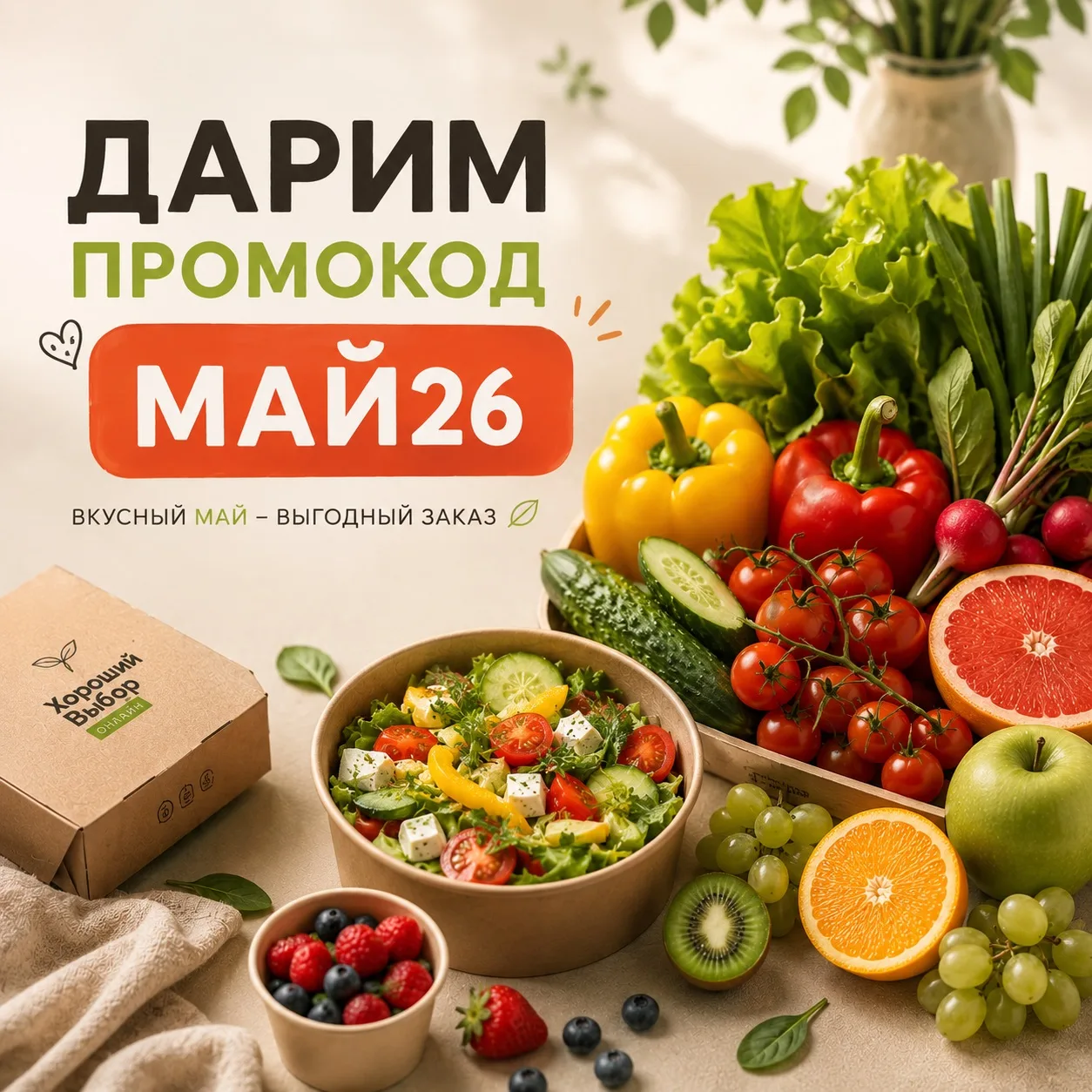 А вот и подарочек🥳🎉Дарим 2 комплимента по промокоду 👇

МАЙ26 

Активация с 10 по 11 мая
Количеств