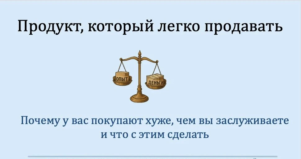 Хватит сливать силы впустую - сегодня дам схему продукта, который покупают