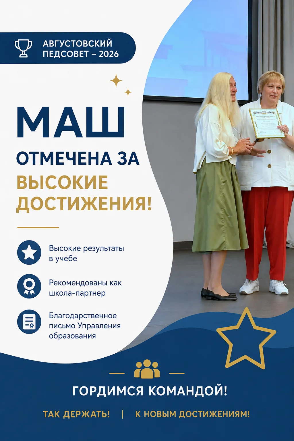 Сегодня состоялся августовский педсовет, на котором был представлен анализ работы образ...