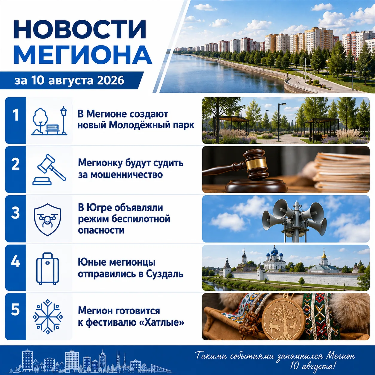 Новости Мегиона за 10 августа