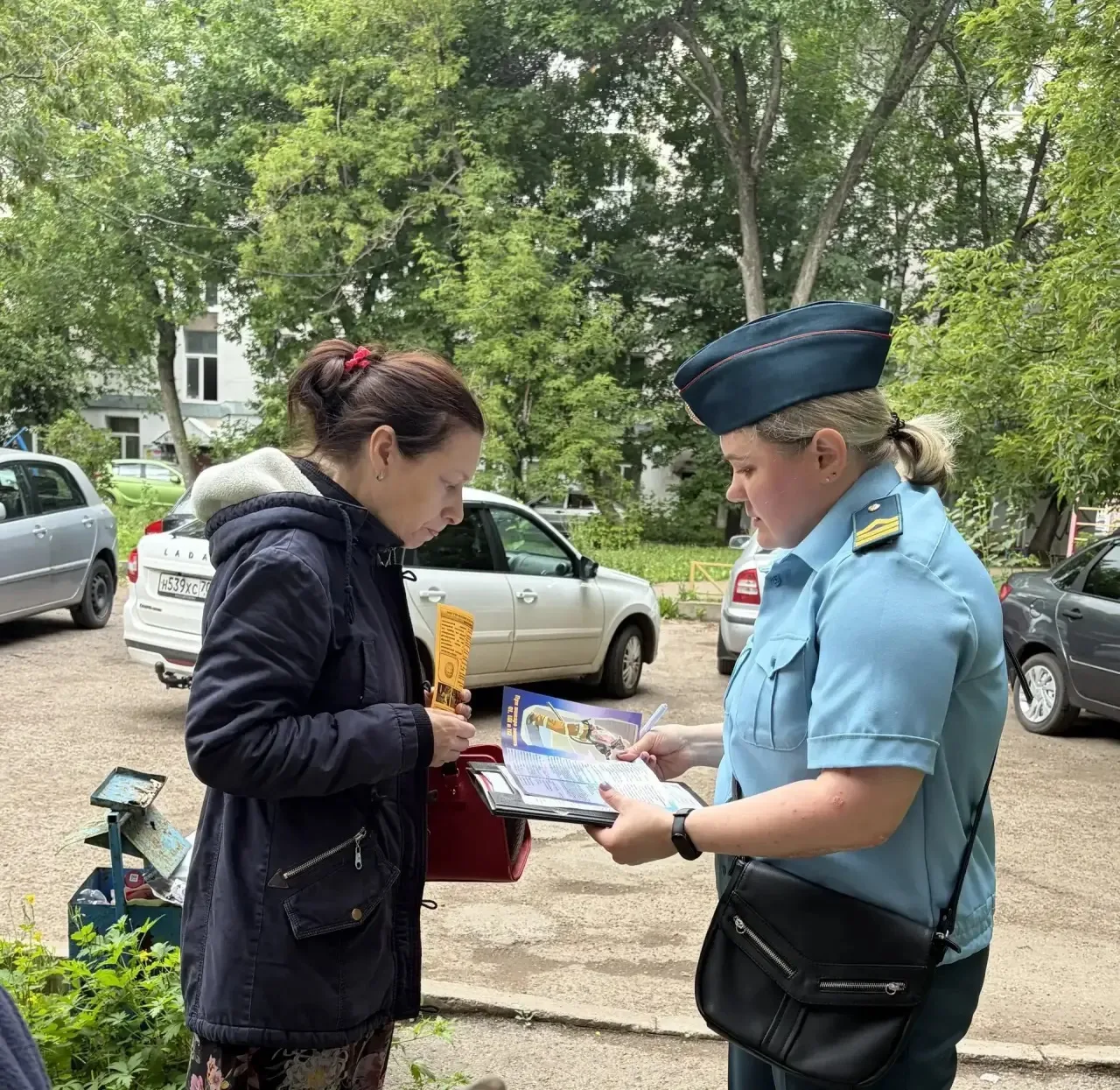 🚨Инженеры отдела профилактики пожаров МБУ УПО г. Уфы по Советскому району проводят разъяснительную 