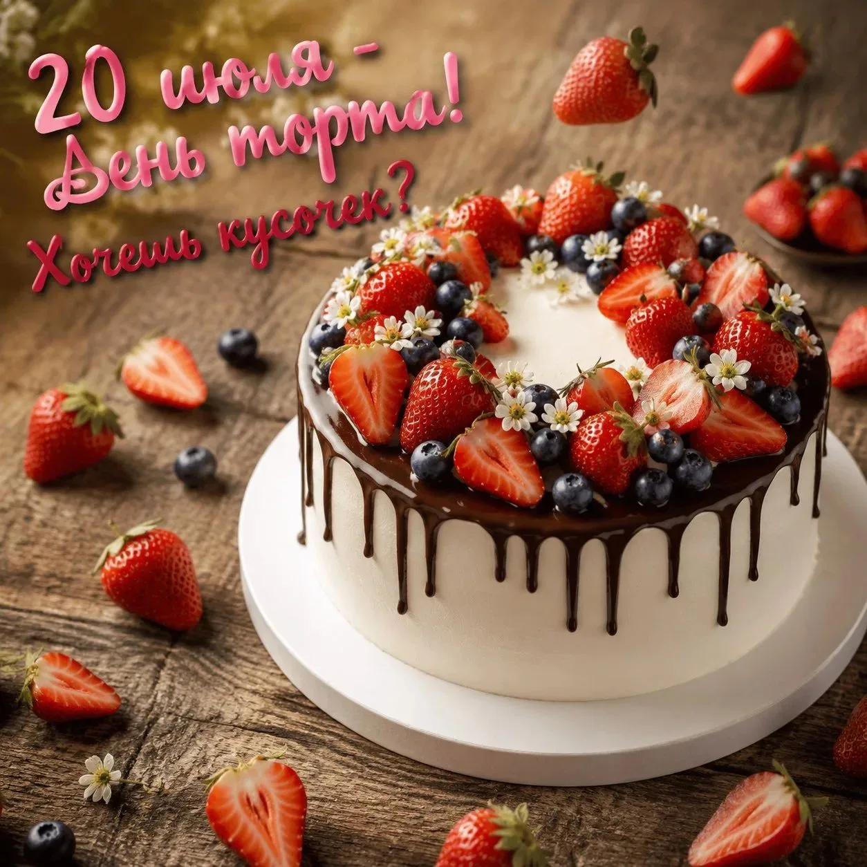 🍰🎉 СЛАДКОЕ ПОЗДРАВЛЕНИЕ! 🎉🍰

🎂 Поздравляем всех сладкоежек с самым вкусным праздником в году — 
