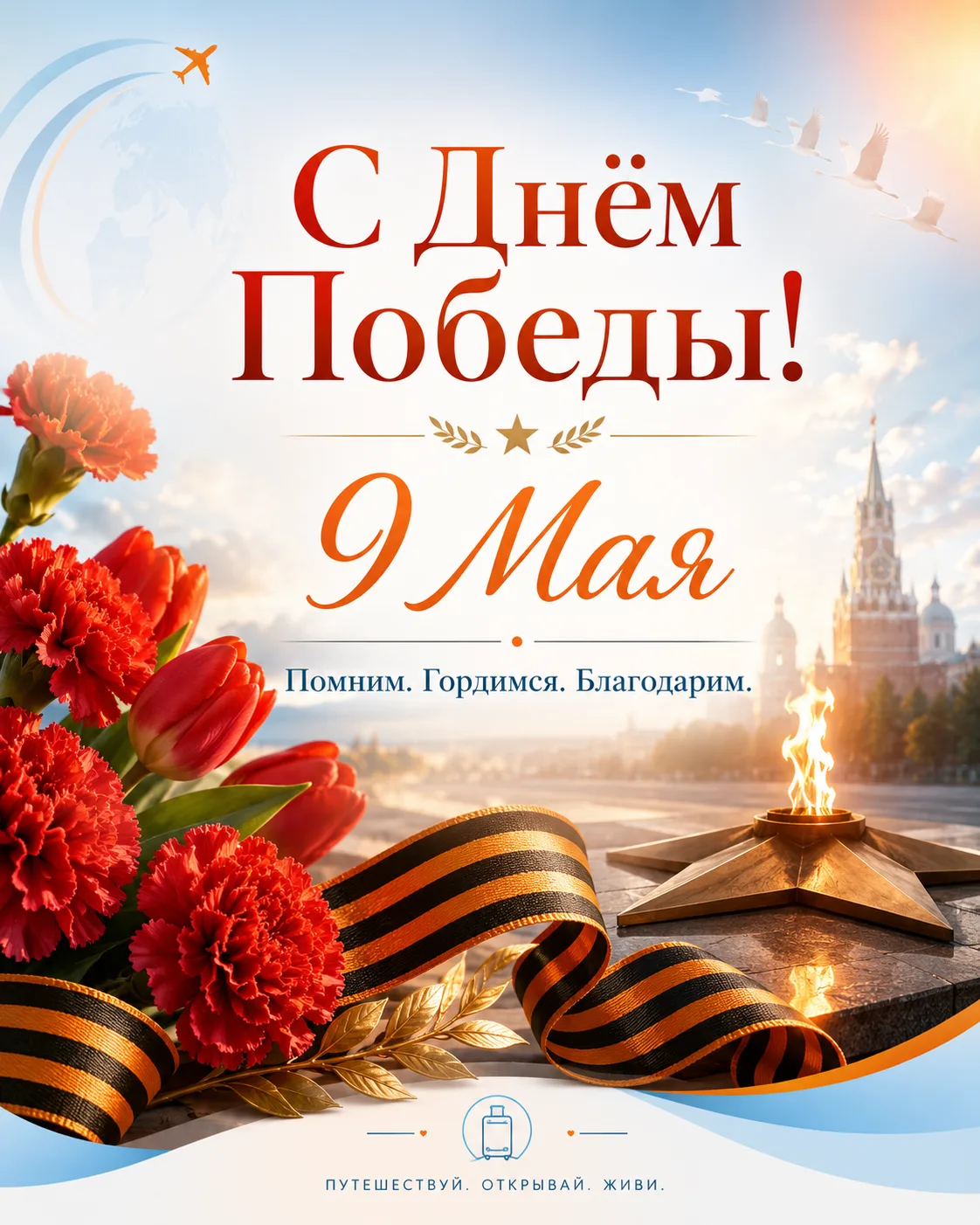 9 Мая — день памяти, силы духа и благодарности.