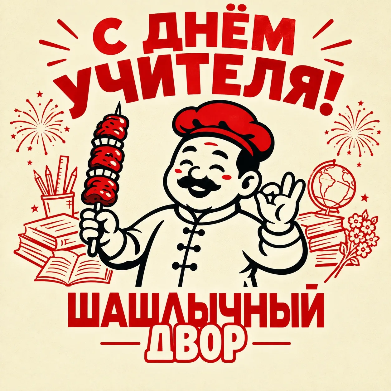 👨‍🏫 УЧИТЕЛЯМ — ПЯТЁРКА! А ШАШЛЫКУ — НА МАНГАЛ! 🔥