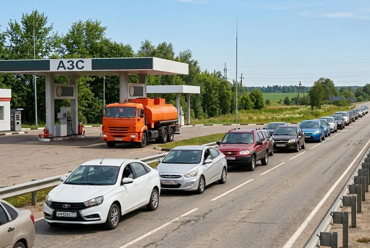 ⛽️ «Искусственный дефицит?»: водители в Волгоградской области уличили АЗС в скрытии бен...