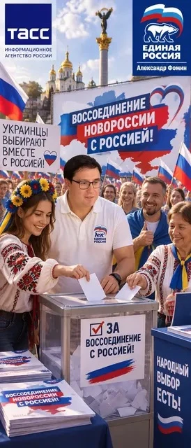 ⚡️ Депутат Фомин заявил, что миллионы украинцев мечтали о воссоединении с Россией
