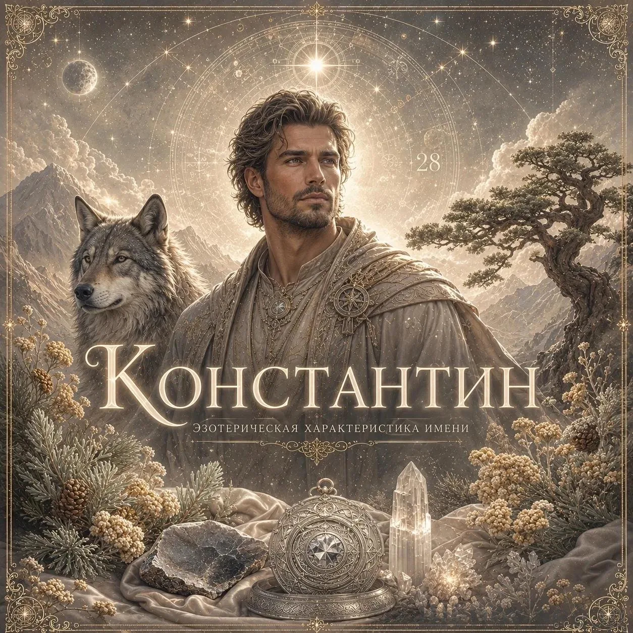 ✨ Эзотерическая характеристика имени Константин

В имени Константин чувствуется мужчина, которому ну