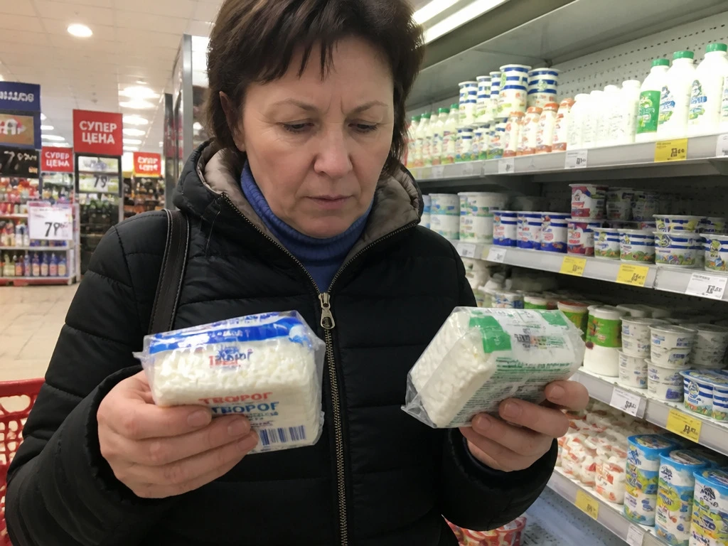 Стояла в молочном отделе, взяла упаковку с надписью «творог», а продавщица говорит: смотрите на сост