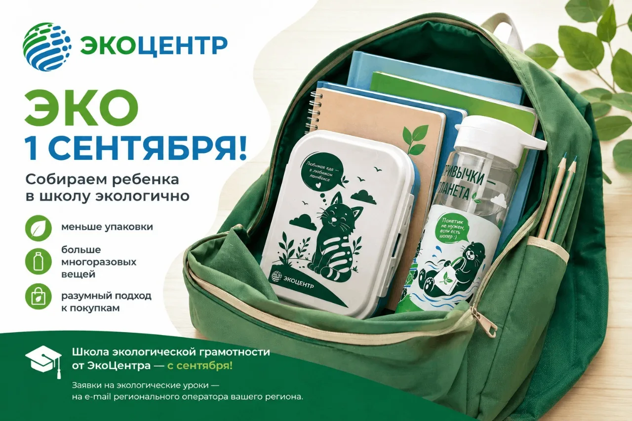 Эко 1 сентября: как собрать ребенка в школу экологично! 💚
