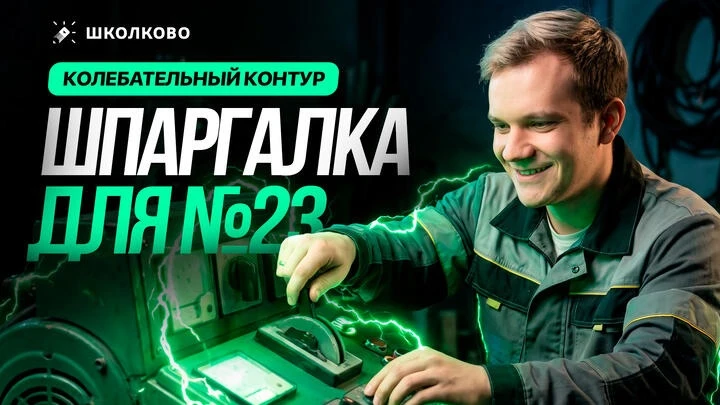 Шпаргалка по Колебательному контуру для №23 из ЕГЭ по физике  Ловите еще один ролик за сегодня. Здес