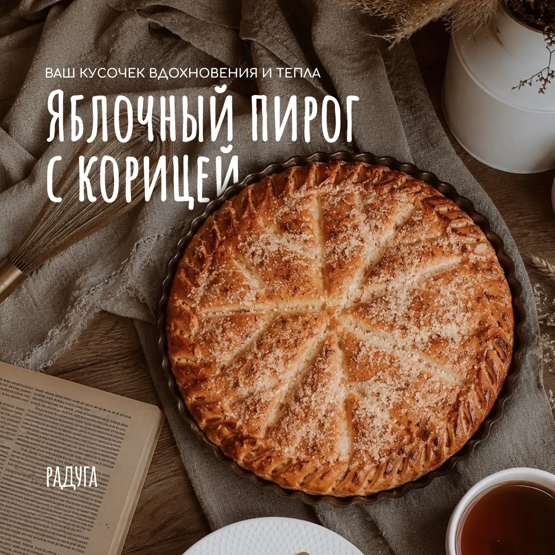 Есть ароматы, которые мгновенно создают ощущение дома, и яблочный пирог с корицей — оди...