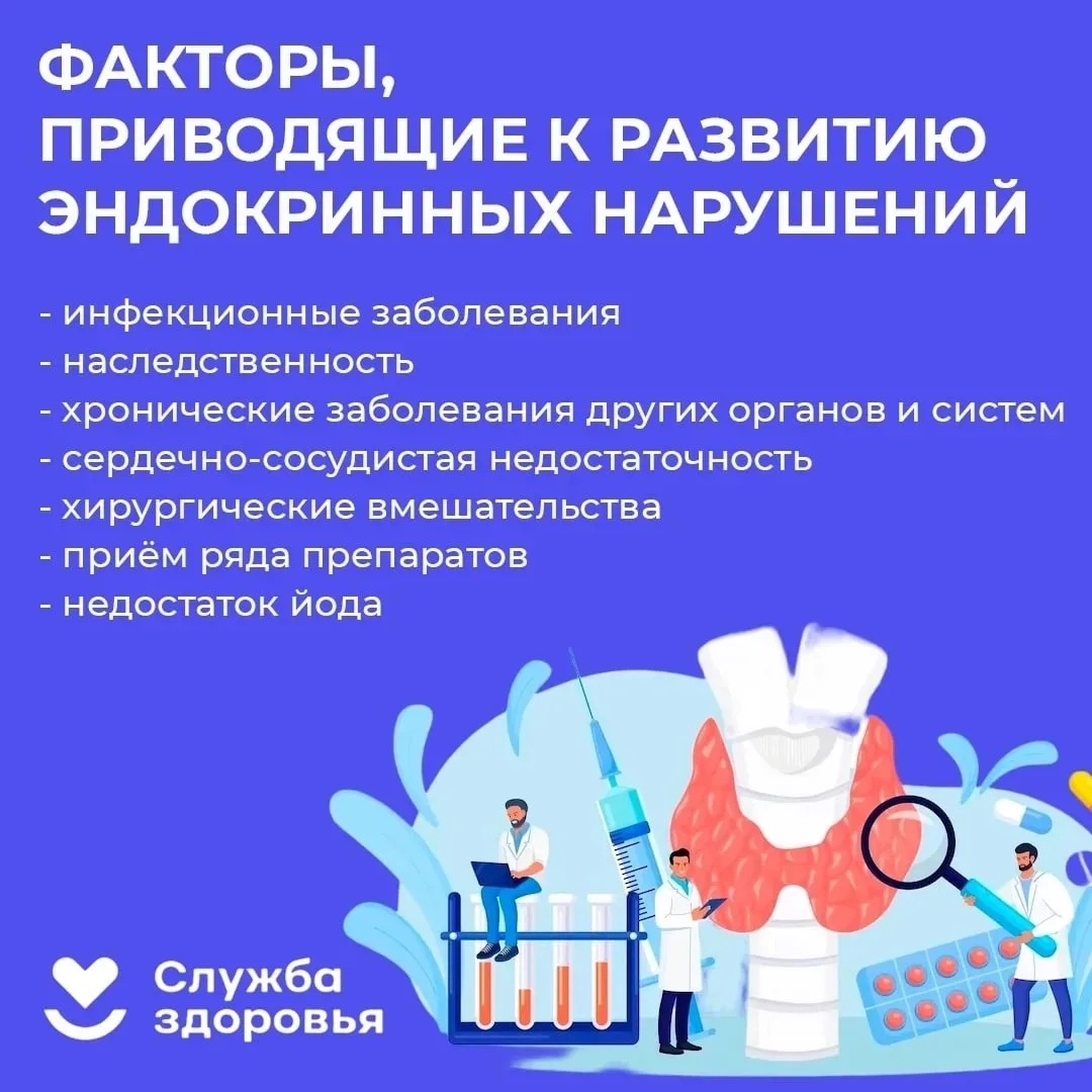 ⚠️ Эндокринные нарушения: кто в зоне риска?
