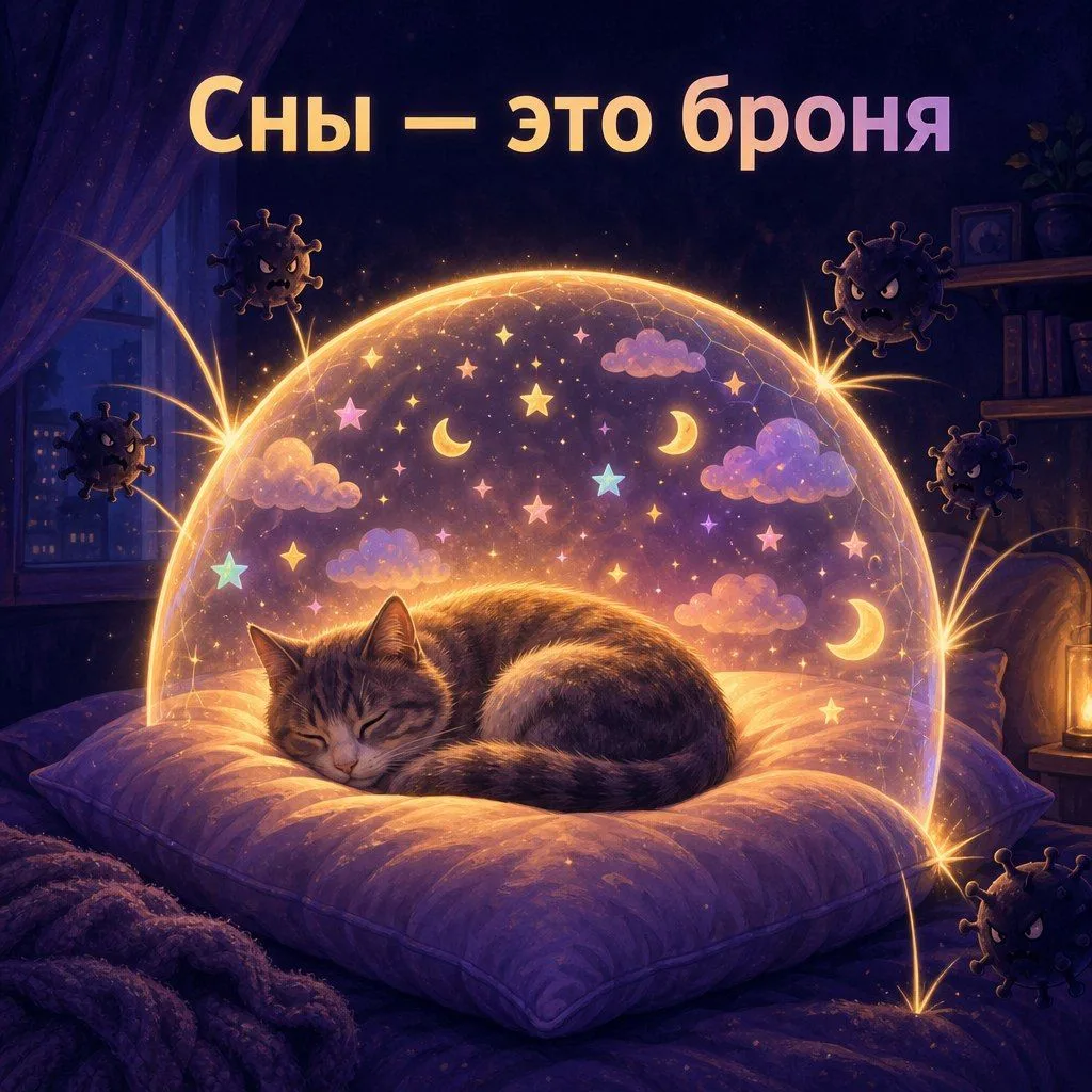 Чем больше сновидений, тем меньше болезней