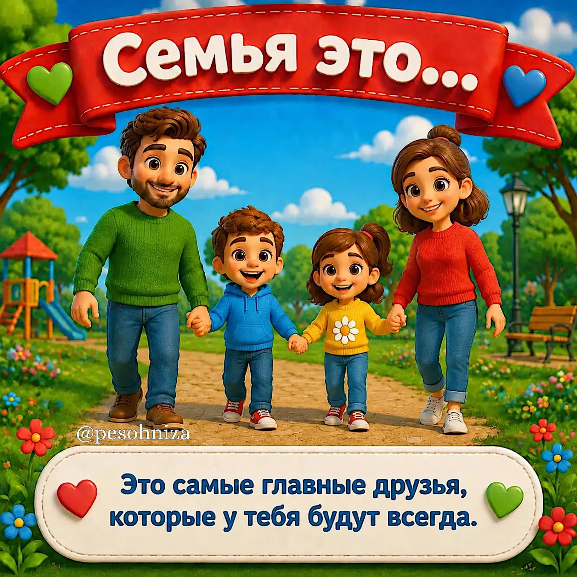 Что такое семья? 👨‍👩‍👧‍👦

Сегодня мы отмечаем один из самых светлых и добрых праздников — День с