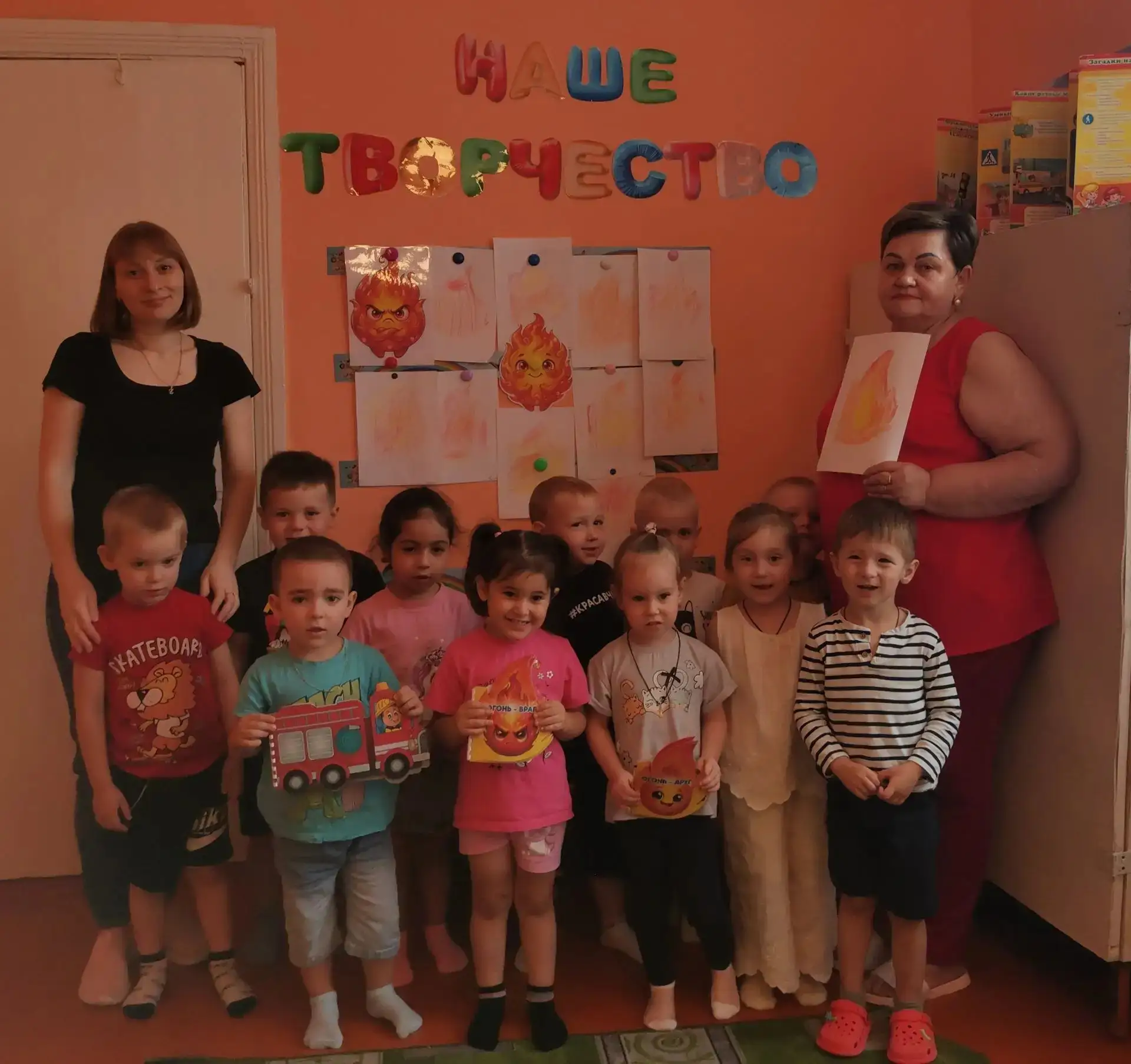 В нашем саду 30 июня прошёл праздник "День предотвращения пожаров 🔥" 
✅ Узнали, что огонь — не игру