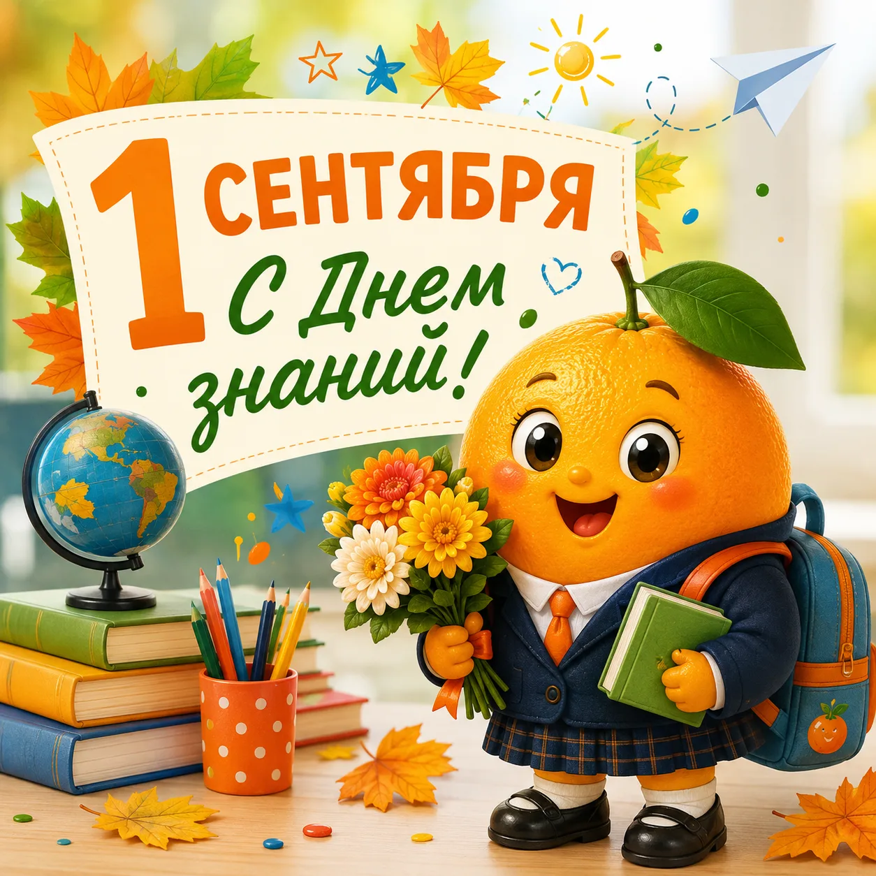 🎉📚 С 1 СЕНТЯБРЯ! С ДНЁМ ЗНАНИЙ! 📚🎉