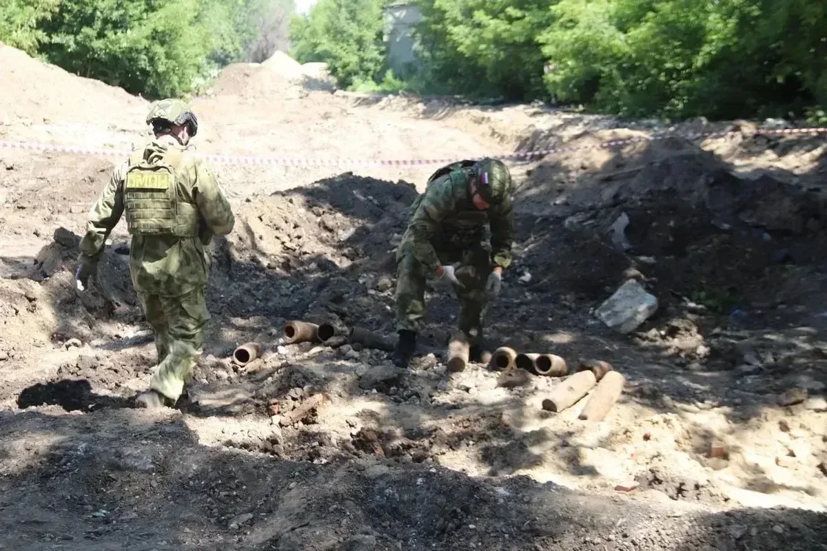 🪖 50 боеприпасов времён Великой Отечественной войны были найдены при земляных работах в Самарской о