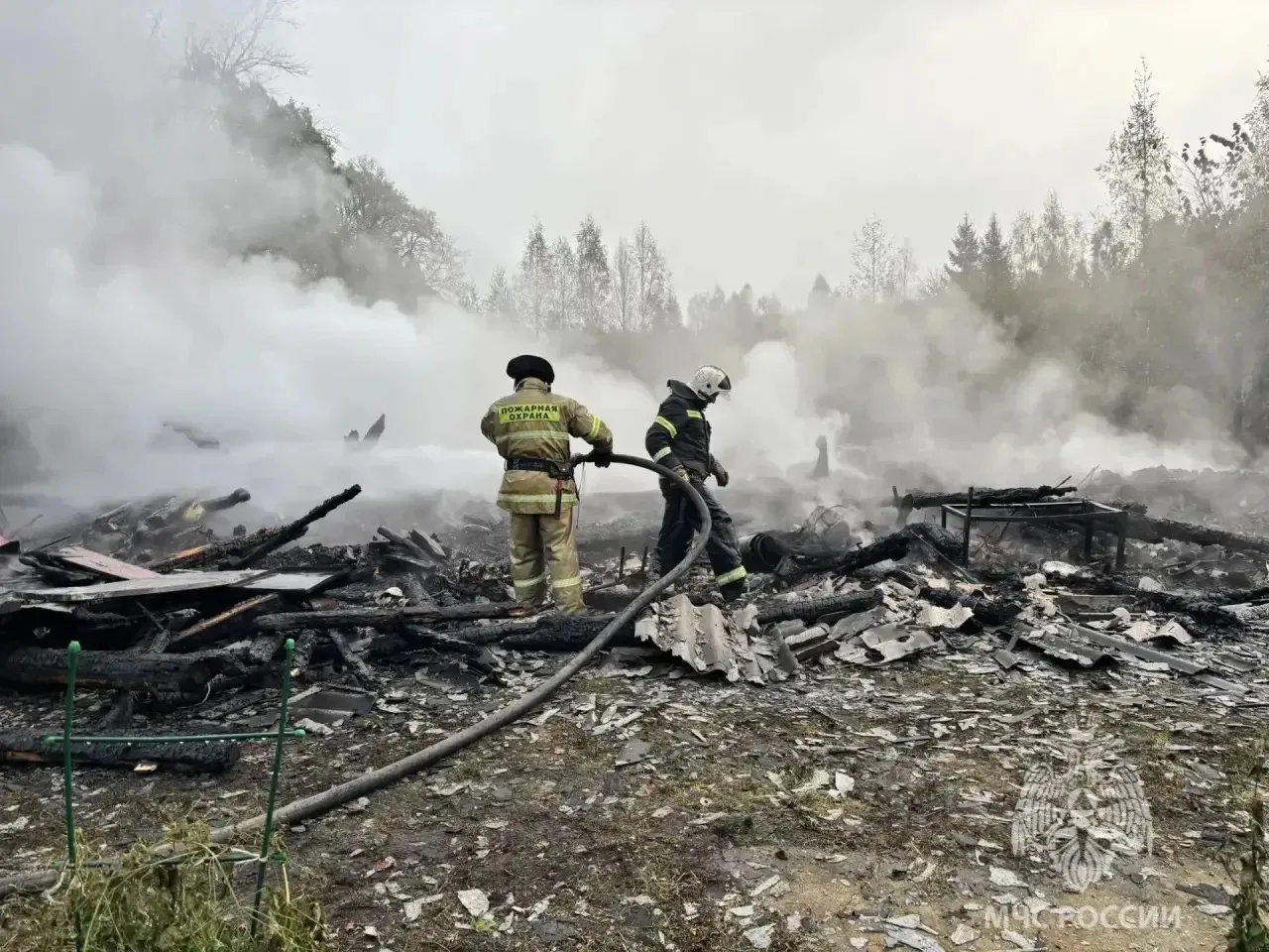 🚒 На пожаре в частном жилом доме в Новгородском округе погибли две женщины