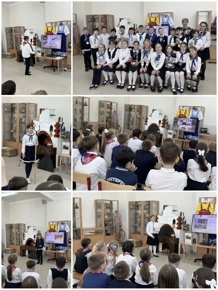 Тематическая экскурсия «Русская печь» прошла в апреле для учащихся 4-ых и 3э классов МБОУ СОШ 20. Во