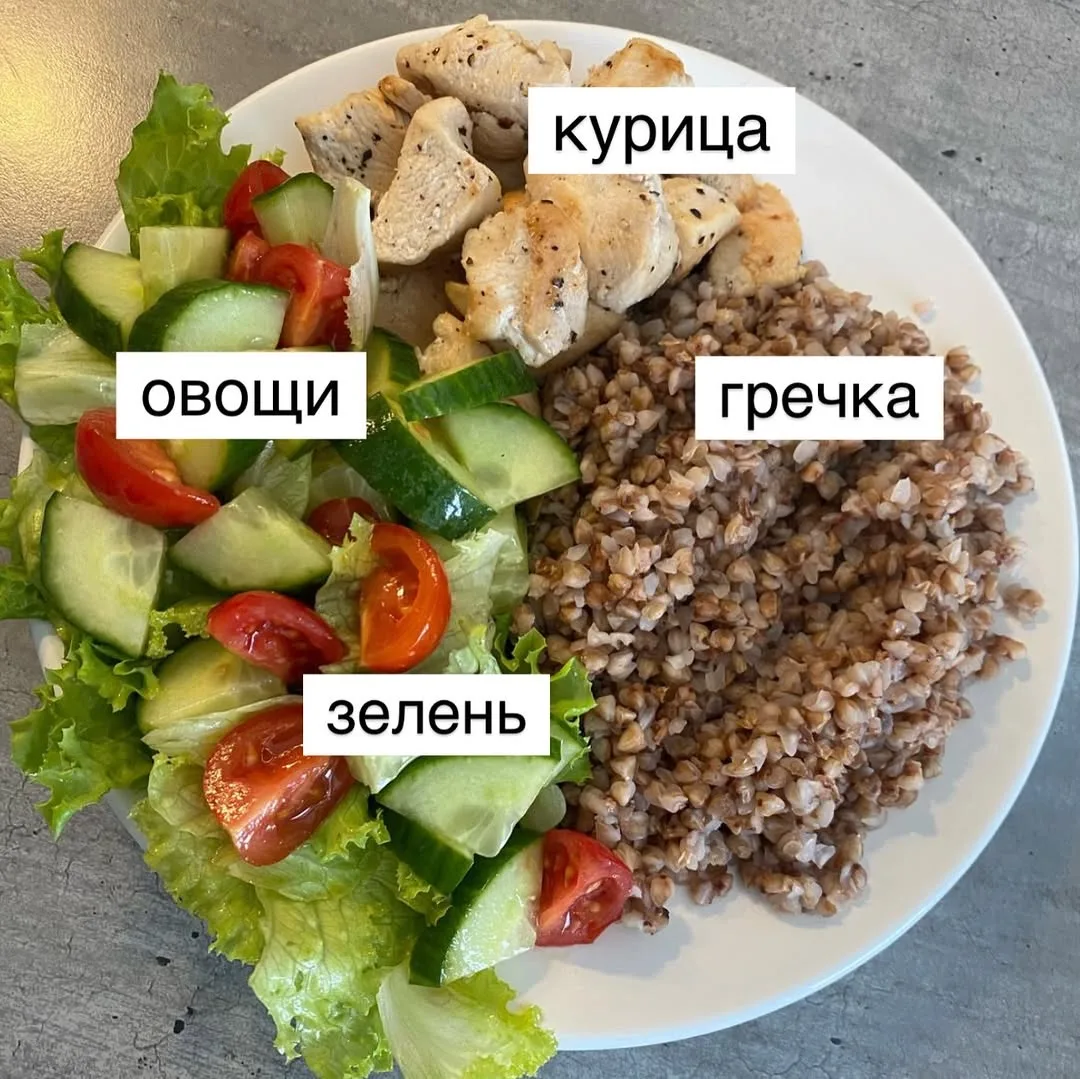 ШПАРГАЛКА ДЛЯ ОБЕДА 🙌🏼
⠀
- Белок: рыба, птица, мясо 🐟
- Клетчатка, витамины и минералы: овощи, зе